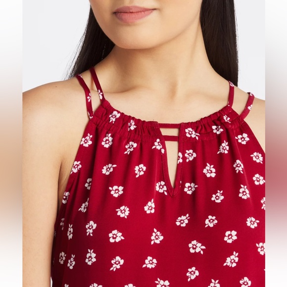41 Hawthorn Stitch Fix Patterned Red Halter Tank size Large - Picture 3 of 3